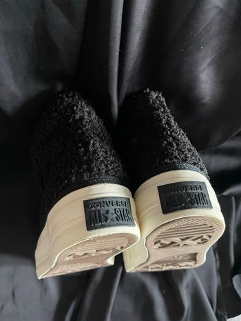 Converse plate-forme noire hiver 39