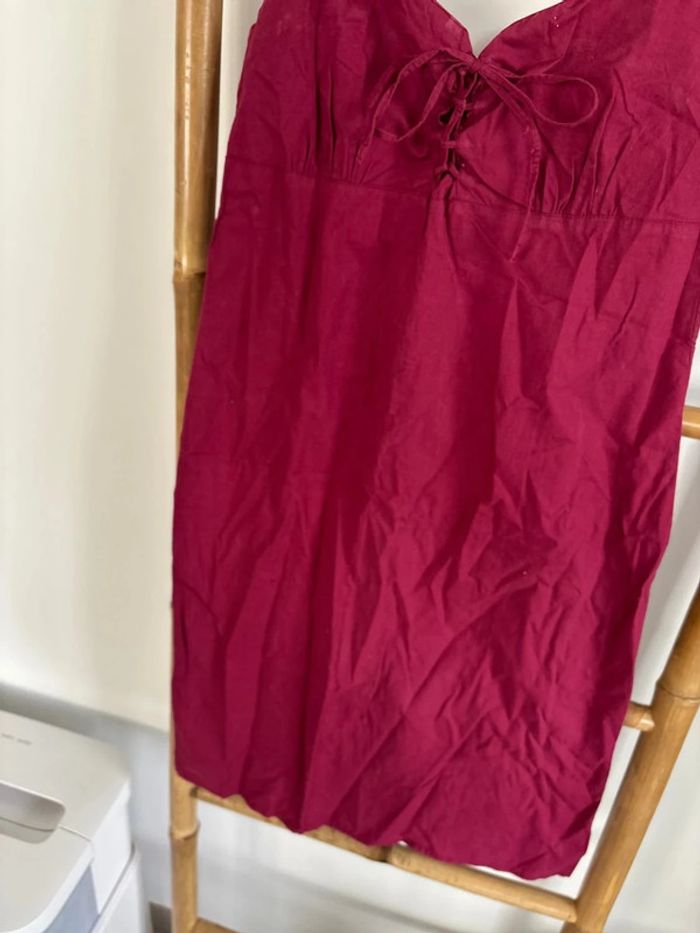robe bordeaux pourpre camaïeu taille M - photo numéro 6