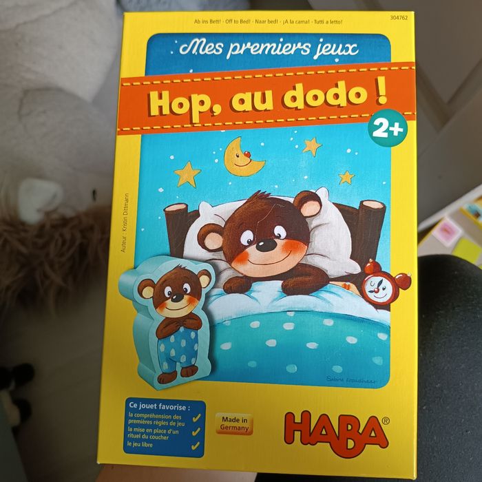 Mes premiers jeux de Haba Hop, au dodo