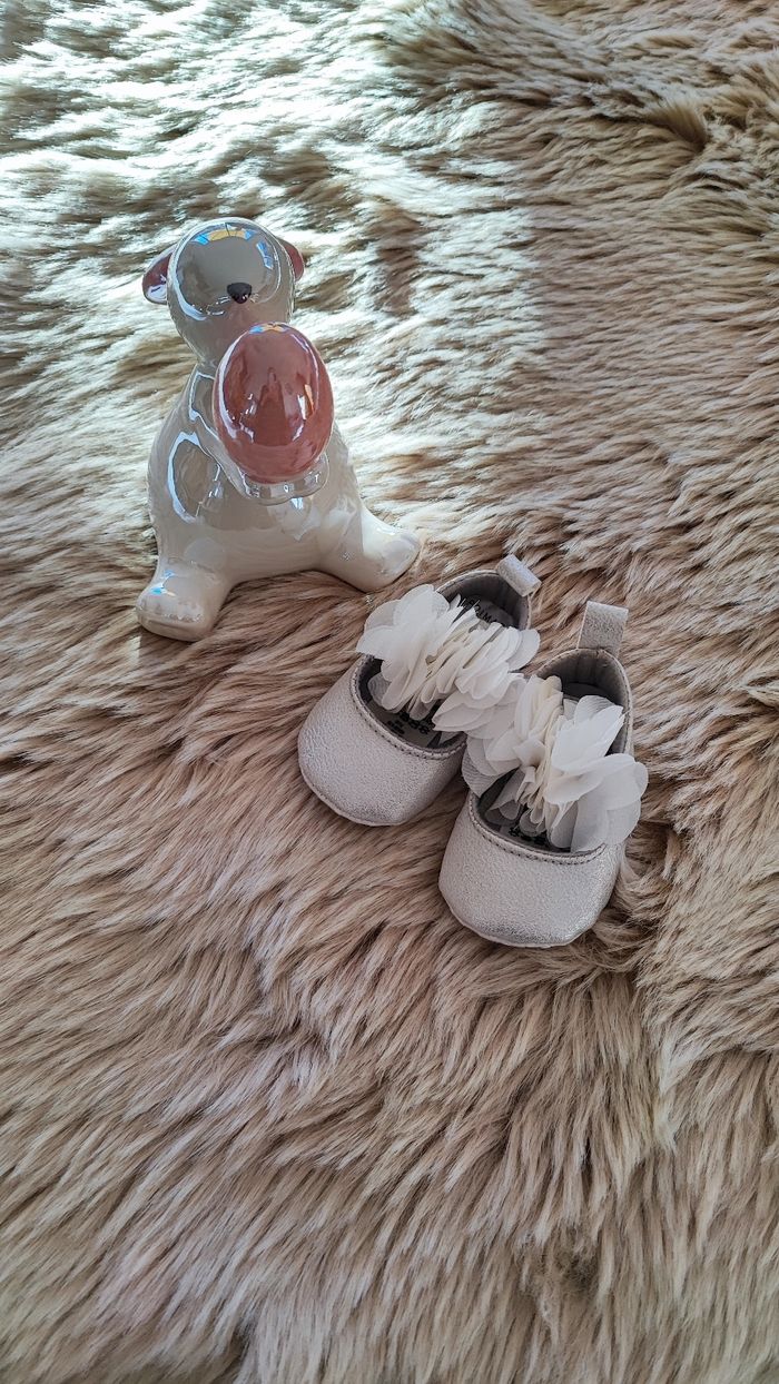 Chaussures argent Primark 0/3 mois