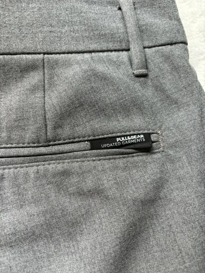 Pantalon gris Pull and Bear - photo numéro 9