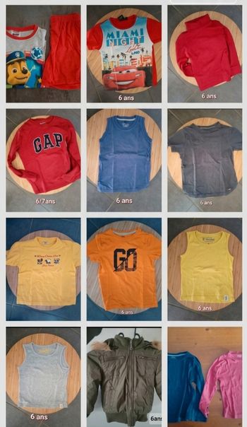 Lot vêtements 6ans