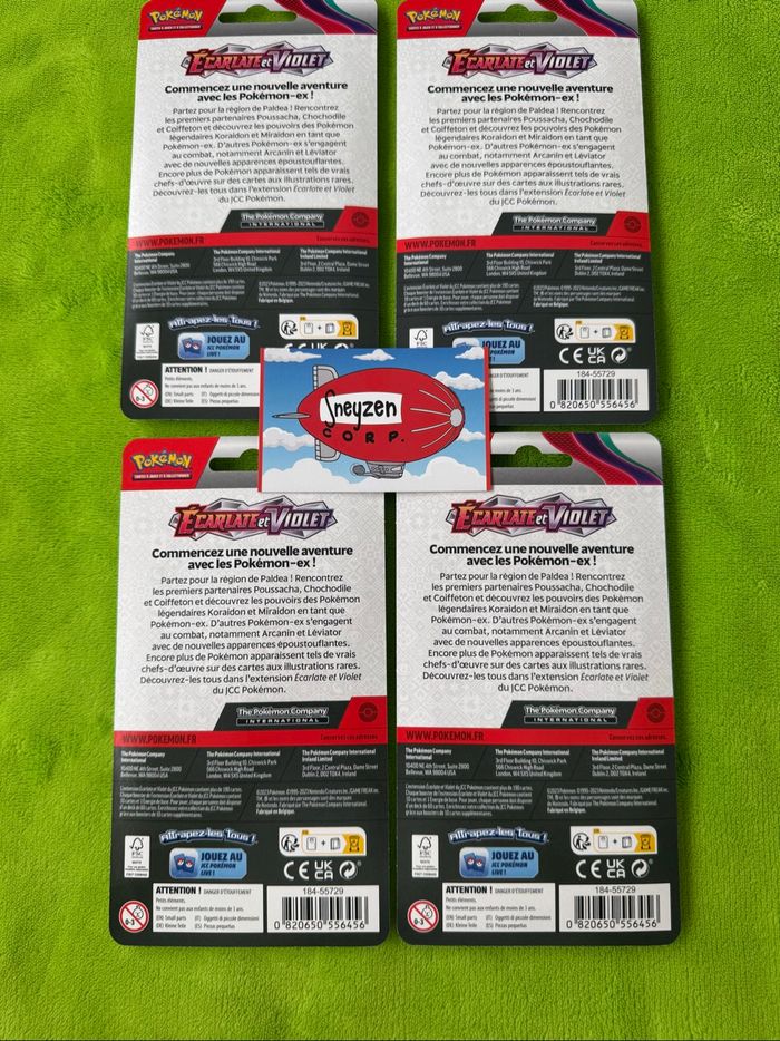 Artset Boosters Blisters Pokémon EVO1 Écarlate et Violet Neuf et scellé - photo numéro 4