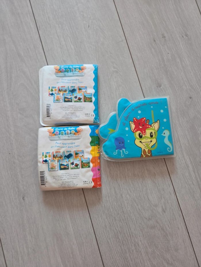 Lot 3 livres de bain plage bébé - photo numéro 2