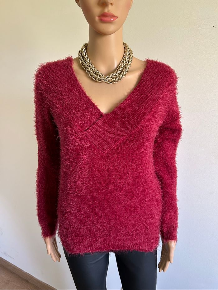 Pull rouge tout doux Morgan taille S jamais porté
