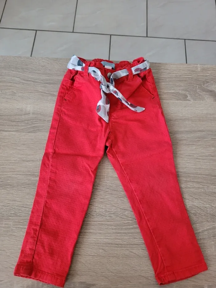 Lot de 3 pantalons fille en 18 mois - photo numéro 6