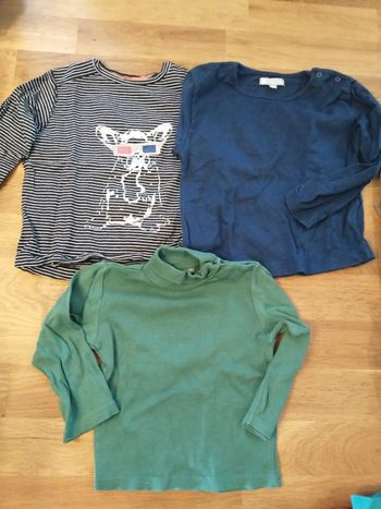 T-shirts manches longues 18 mois