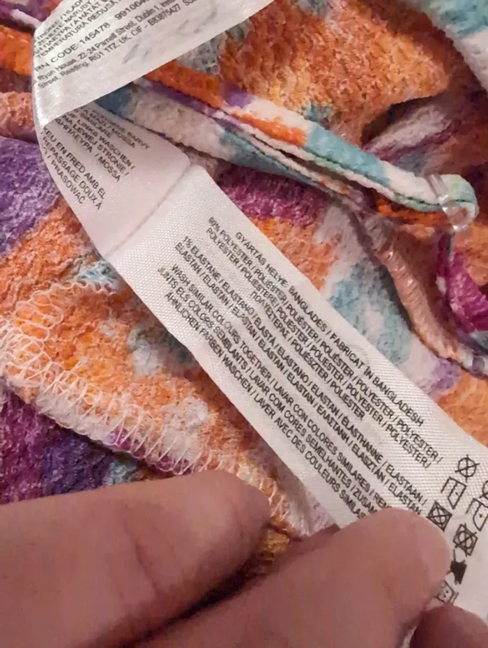 🧡 Combishort imprimé floral Primark - S - photo numéro 5