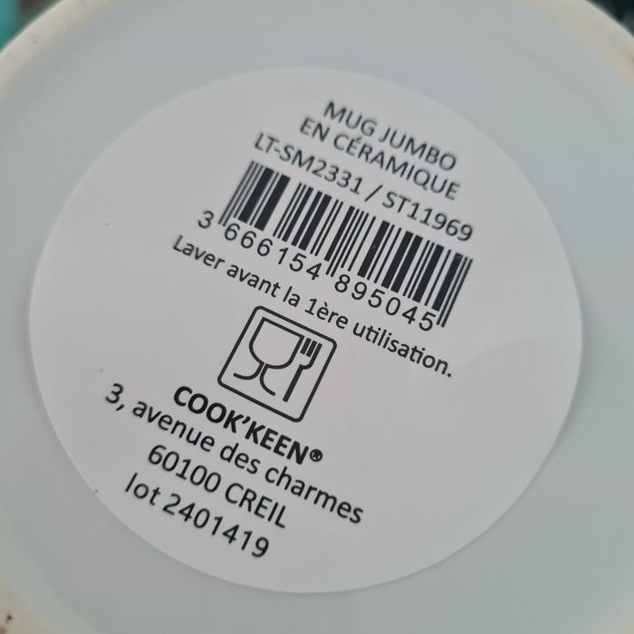 Grand mug blanc - photo numéro 3