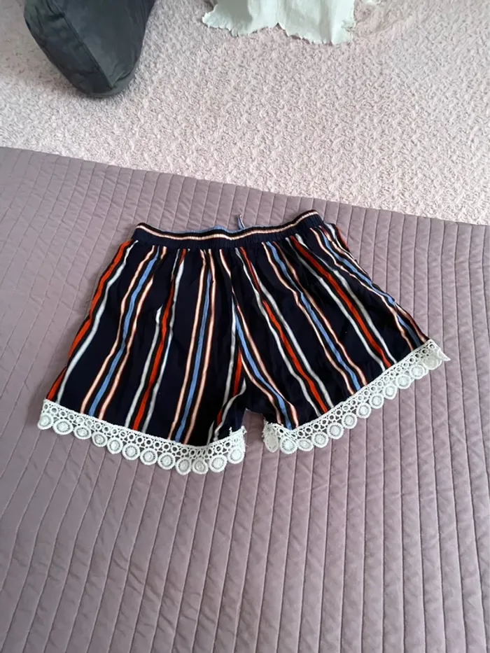 Short rayé