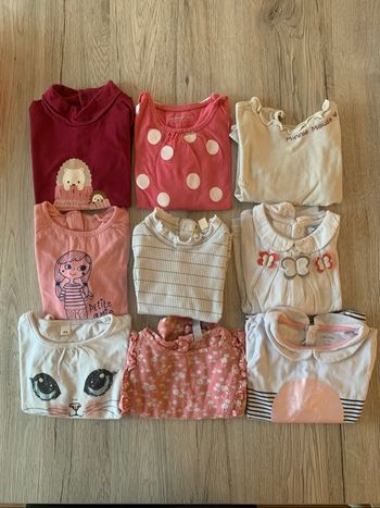 Lot tee-shirts manches longues