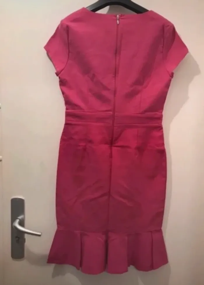 Robe été paper rolls sans manches rose fuchsia taille 40 - photo numéro 2