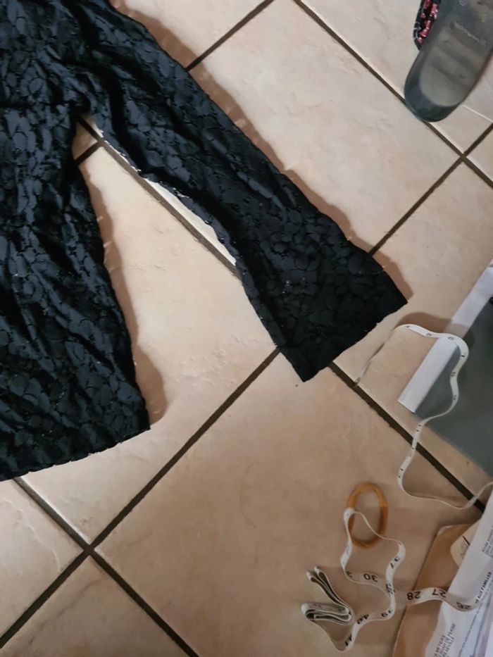 Haut dentelle kiabi noir 46 xl - photo numéro 2
