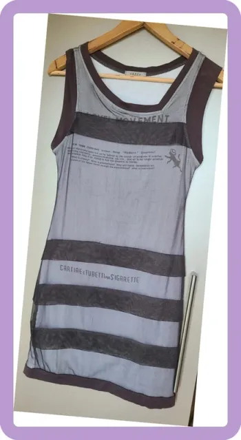 Robe tunique Sépia taille M