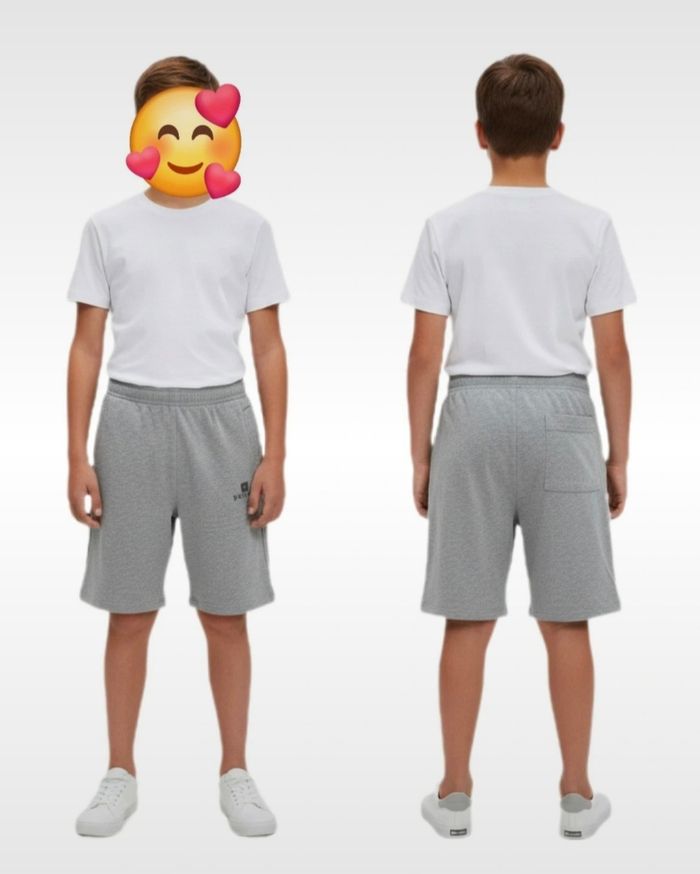 Short de sport gris domyos