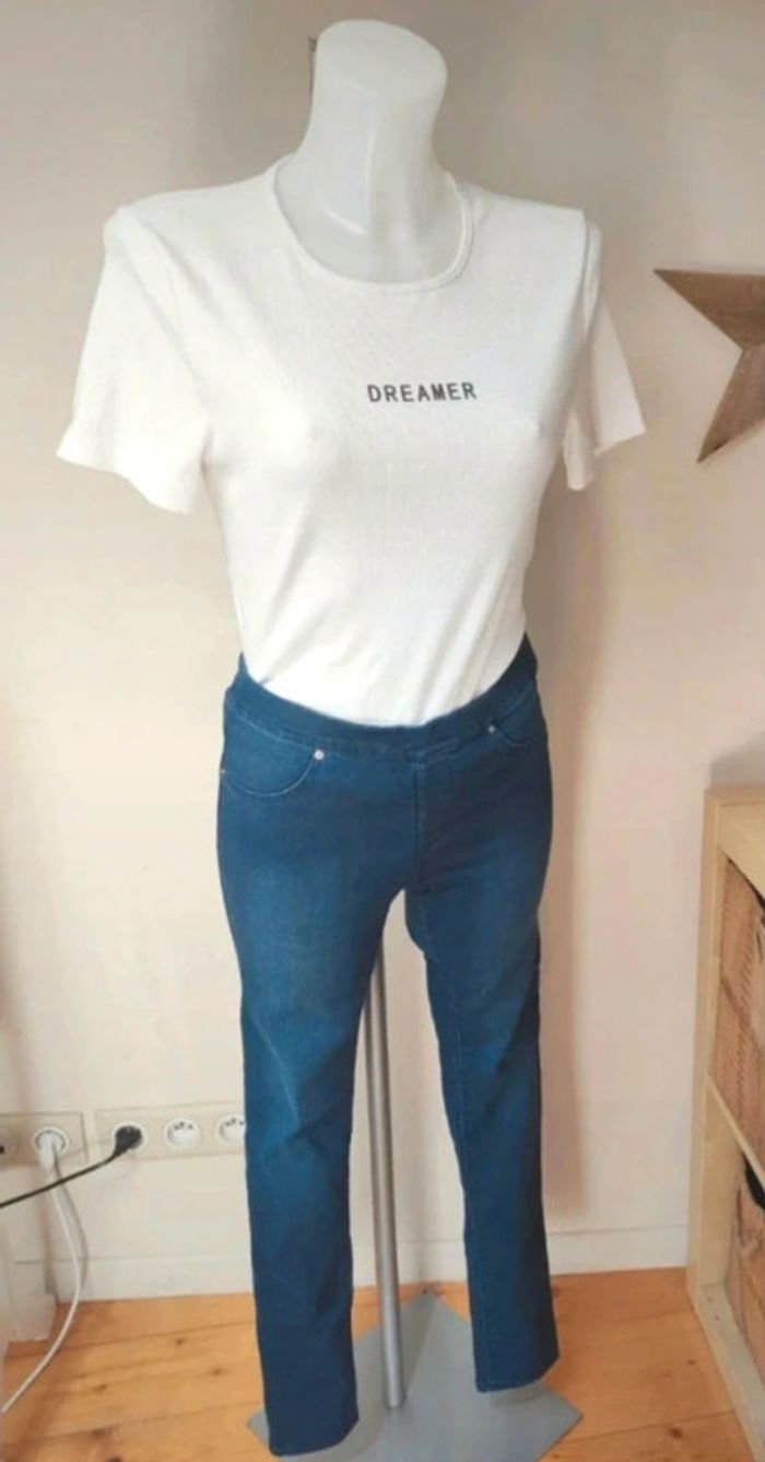 🌺Pantalon stretch imitation jean brut h&m 36🌺