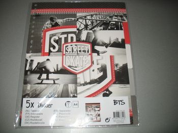 UN JEU DE 5 INTERCALAIRES - GRAND FORMAT "BTS" - NEUF - n°30