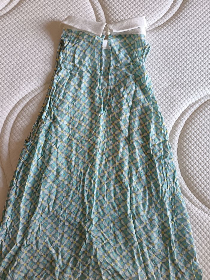 Blouse turquoise/jaune/bleue - photo numéro 2