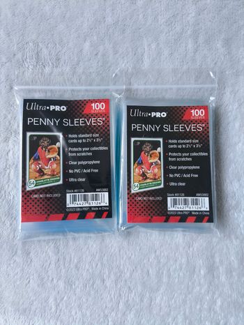 Lot 2 paquet de 100 sleeve Ultra Pro compatible pokémon, lorcana