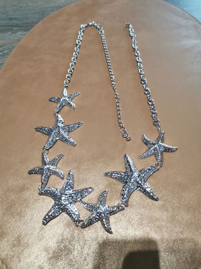 Ceinture Métal argenté étoiles de mer
