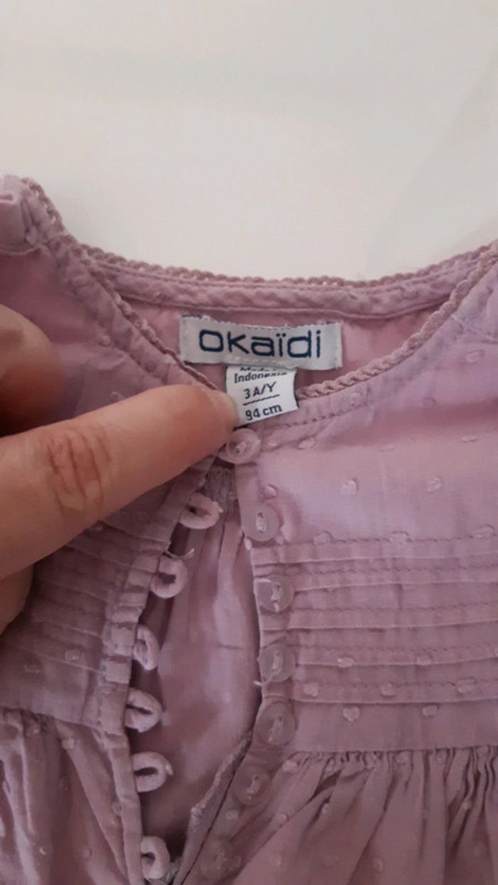 Tunique Okaïdi fille 3 ans manches courtes - photo numéro 2