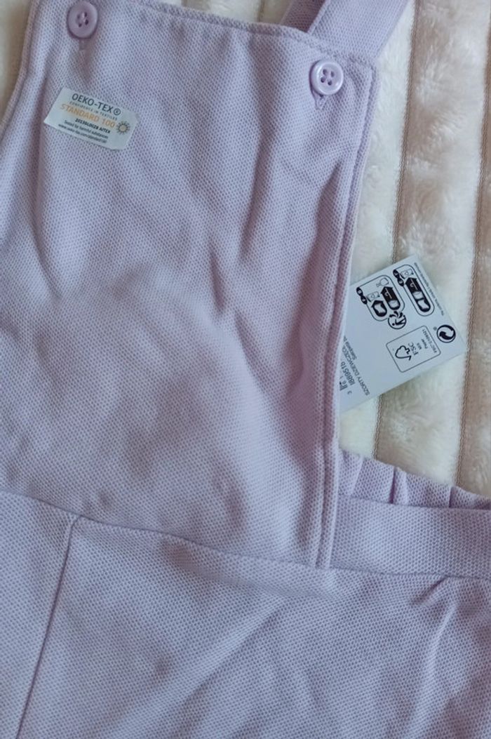 Salopette en cotton neuf 4ans 🩷🌸 - photo numéro 3