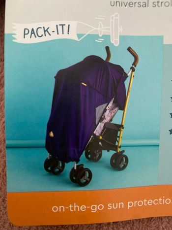 Housse pour poussette protection soleil 