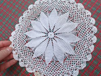 Napperon en coton mercerisé fait main 29 cm