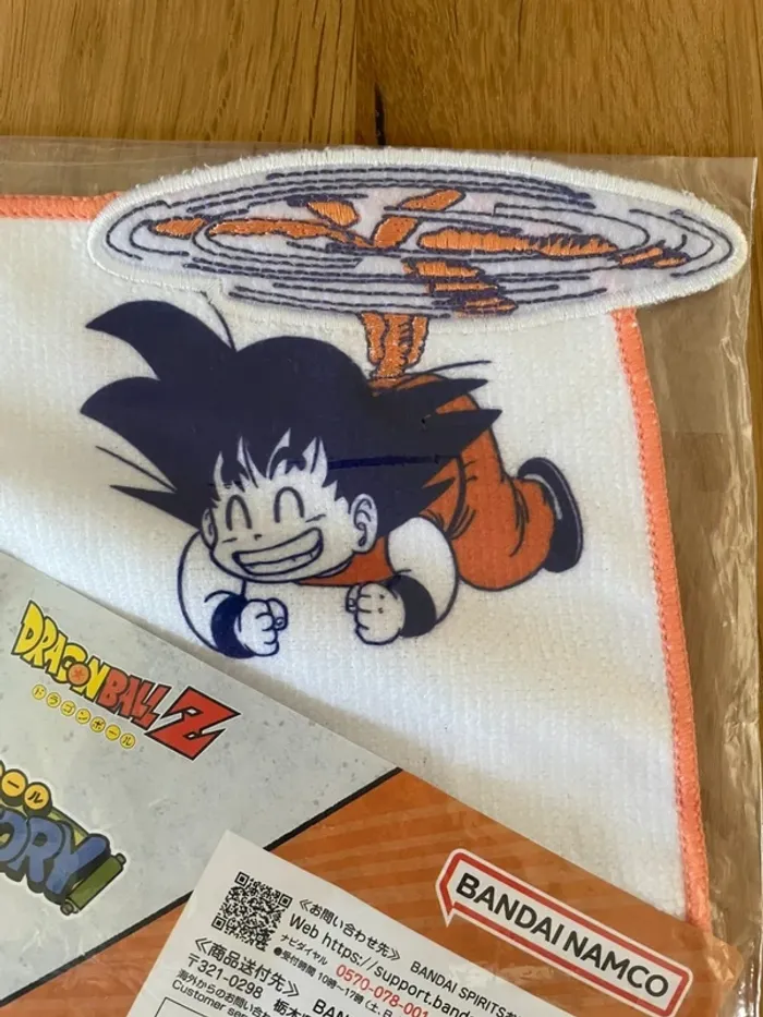 Dragon Ball - Serviette Goku & Jackie Chun 25 cm - Ichiban Kuji Dragon History - photo numéro 2