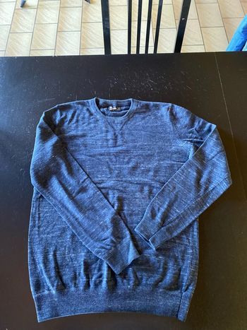 Pull bleu marine homme