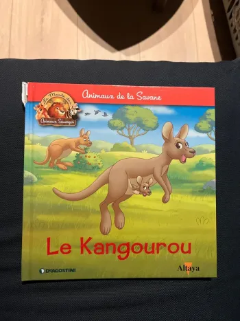 Livre pour enfants altaya le kangourou