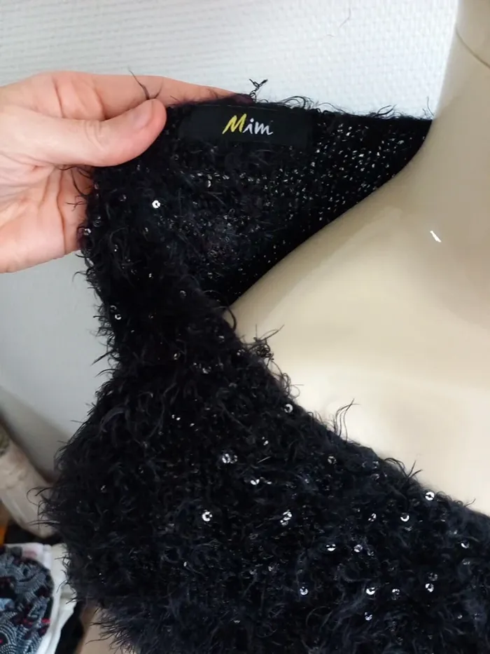 Pull noir Mim - photo numéro 5