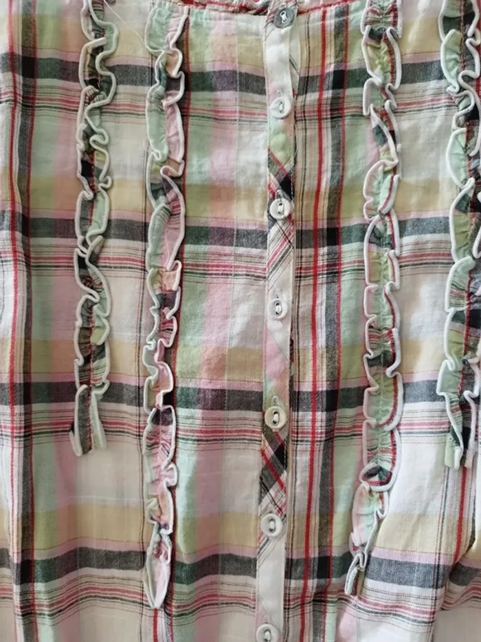 Robe courte bretelle carreaux style années 2000 YK2 - photo numéro 5