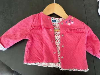 Gilet rose mi saison