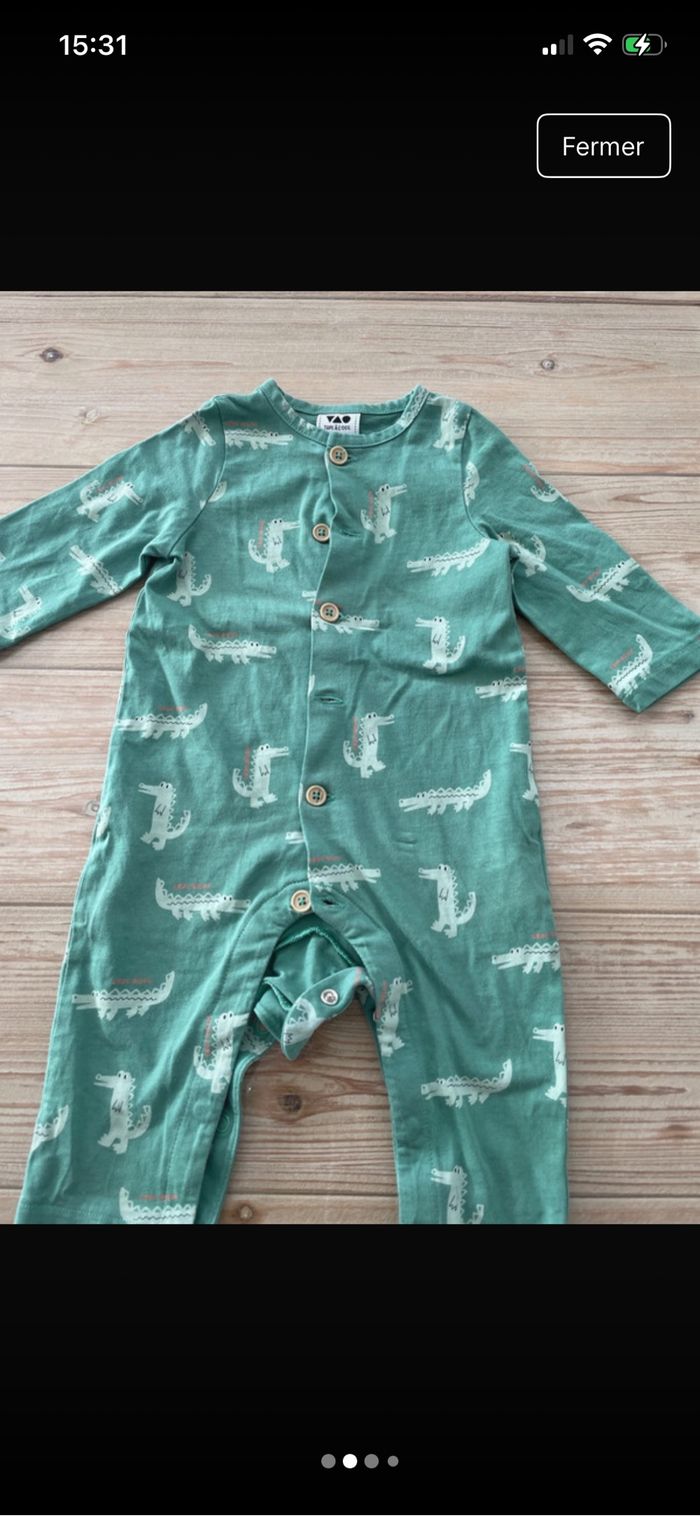 Pyjama sans pied TAO 9 mois - photo numéro 2