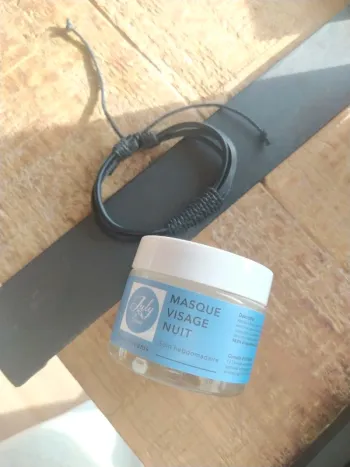Masque visage nuit July in Grasse avec bracelet offert