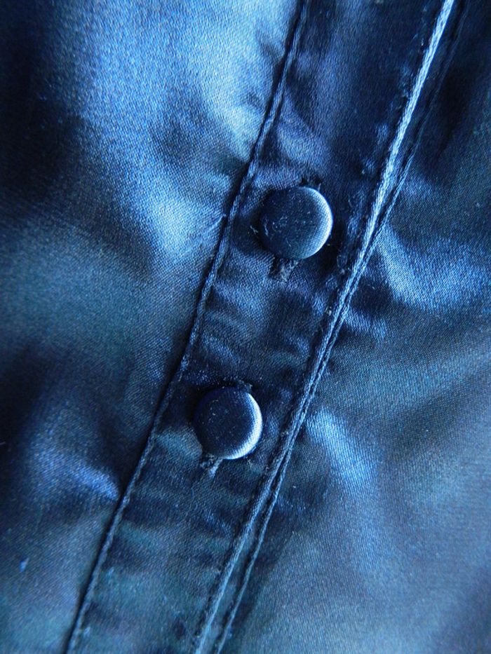 Chemisier satiné manches courtes "Mim" T 42 - photo numéro 6