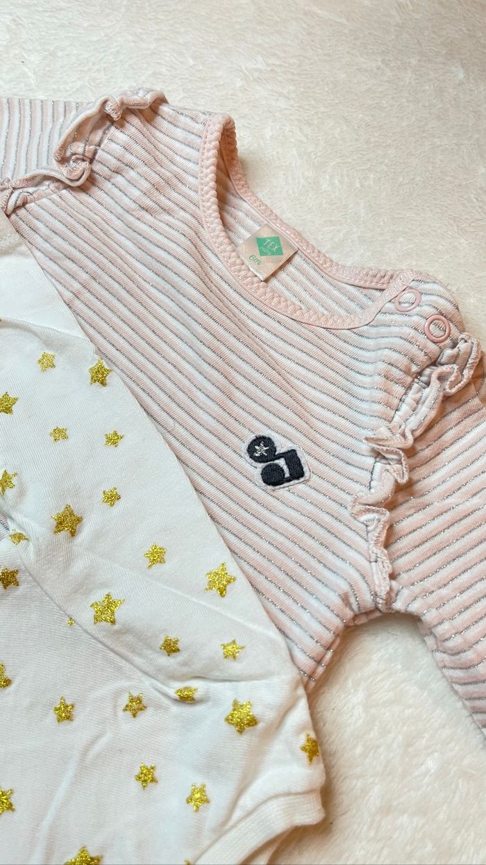 2 t-shirts manches longues - photo numéro 3