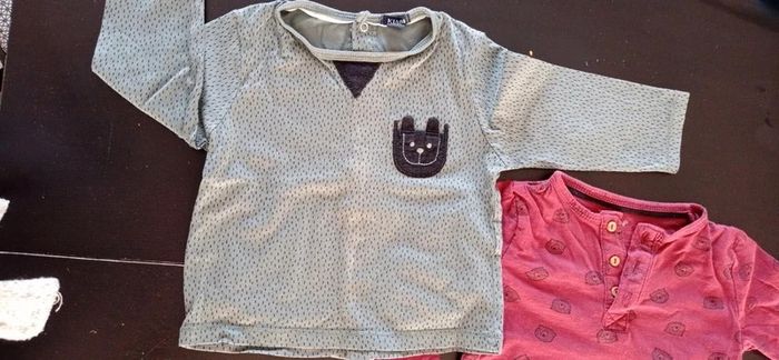 Lot de 2 tee-shirts 1 an - photo numéro 3
