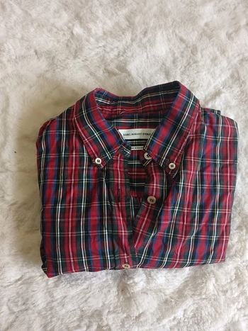 Chemise à carreaux  tartan Isabel Marant t.36