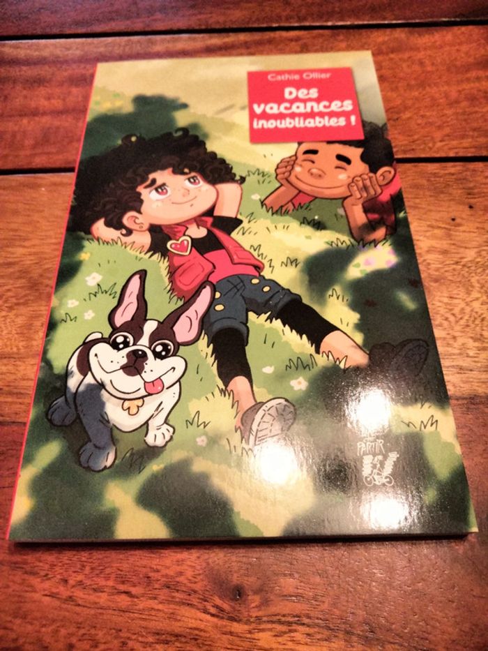Livre intitulé des vacances inoubliables à partir de 9 ans
