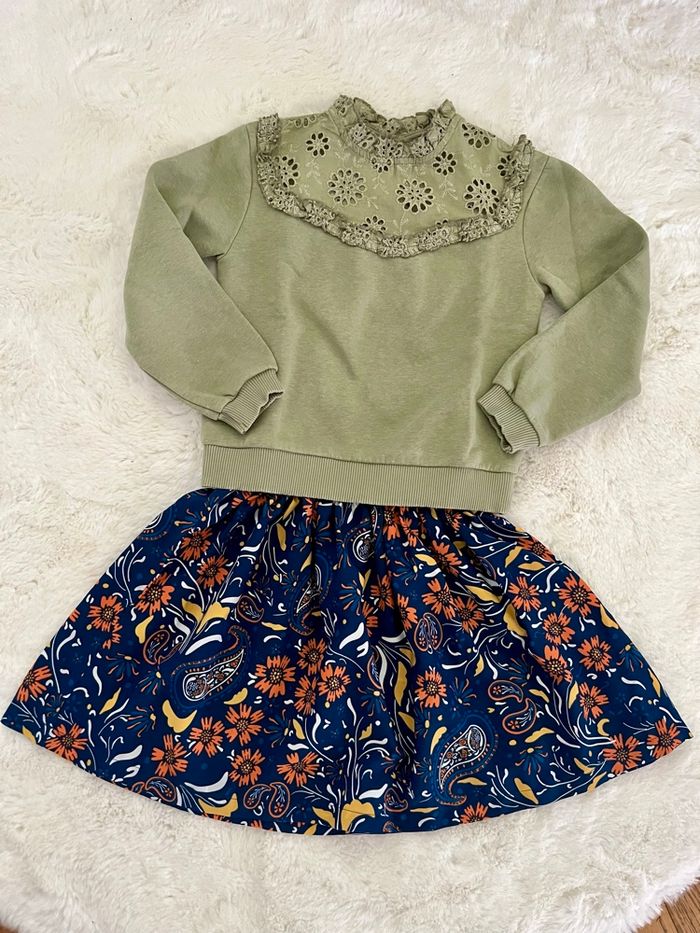 Tenue pull jupe kiabi 6 ans