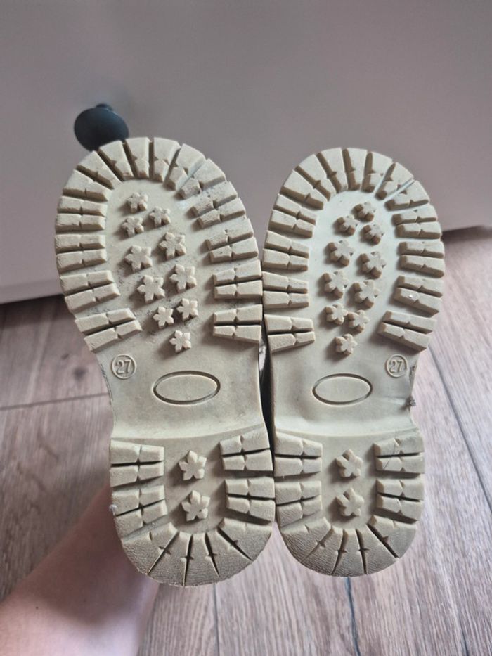 Chaussures montantes hiver dorées Nini & Girl Pointure 27 - photo numéro 11