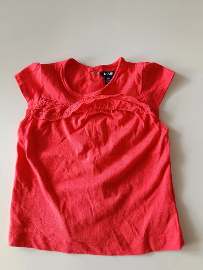 T shirt rouge 9mois