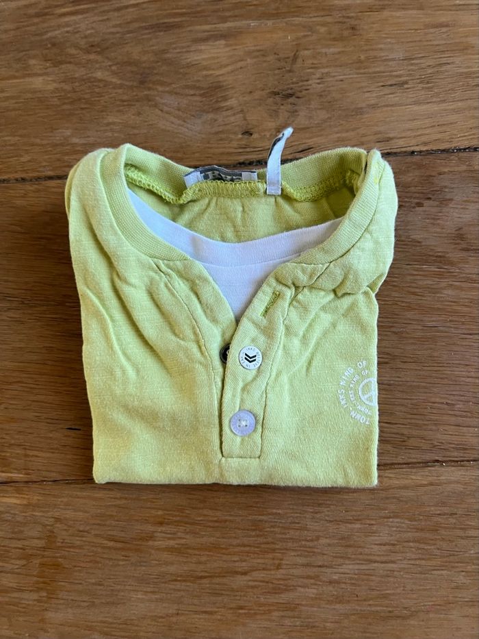 T-shirt MC IKKS 6 mois - photo numéro 3