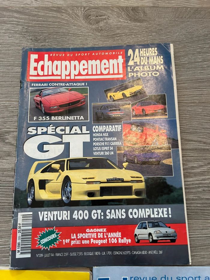 Lot 3 magazine Vintage Échappement Ancien - photo numéro 4