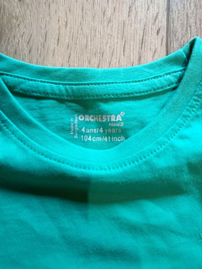 16. T-shirt neuf Orchestra 4ans 104 - photo numéro 4