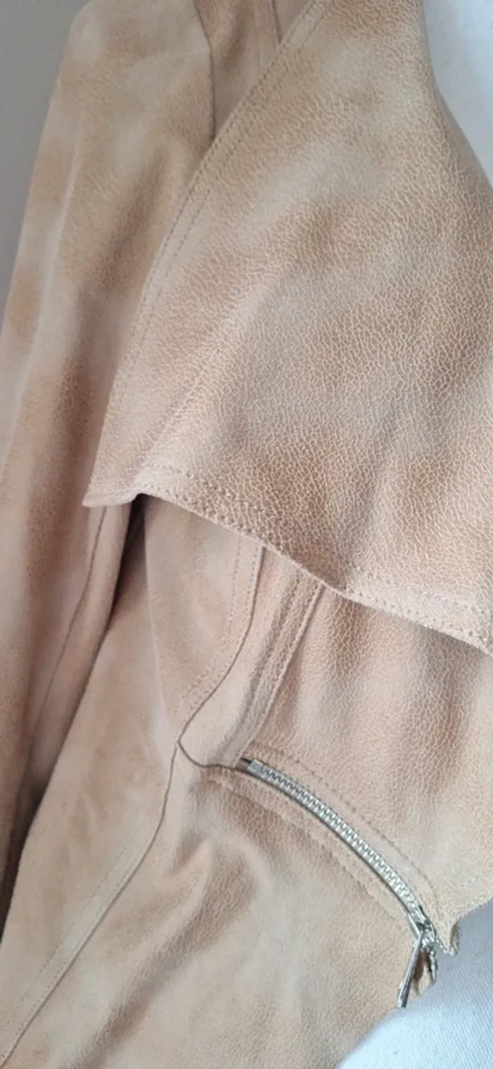 Veste effet daim t38 #F38M-132 - photo numéro 2