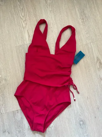 Maillot de bain une pièce drapé Maison Lejaby taille XS Neuf