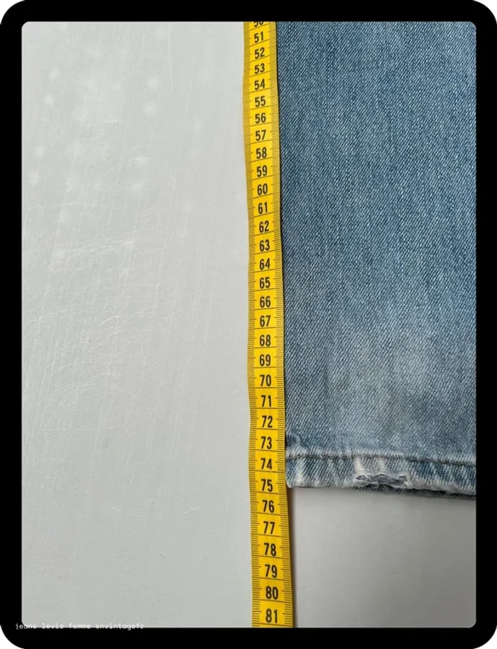 Jean Levi's Homme 505 Regular Marine W32 L30 | Très Bon État NJ604 - photo numéro 9